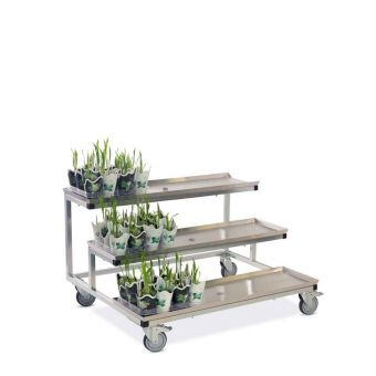 Presentatietafel voor bloemen en planten