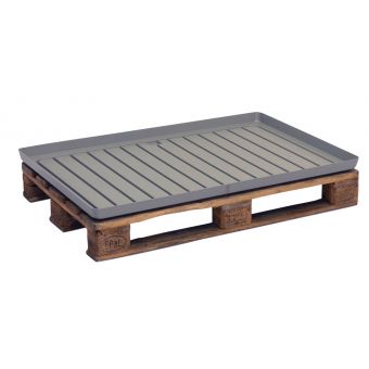 Watertray voor europallet grijs